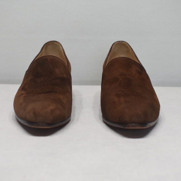 Cole Haan Brown Suede Low Heels Mules - Picture 3 of 6